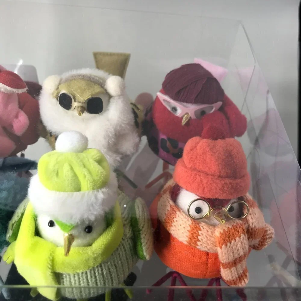 Target Wondershop 2023 Feathery Friends Christmas/winter set of 6 mini birds NEW - Picture 3 of 7